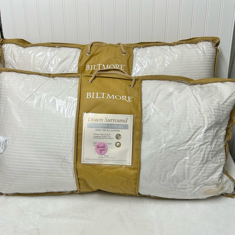 Biltmore Down Surround king medium support pillow